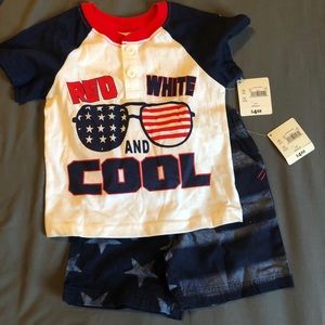 NWT Patriotic toddler outfit.